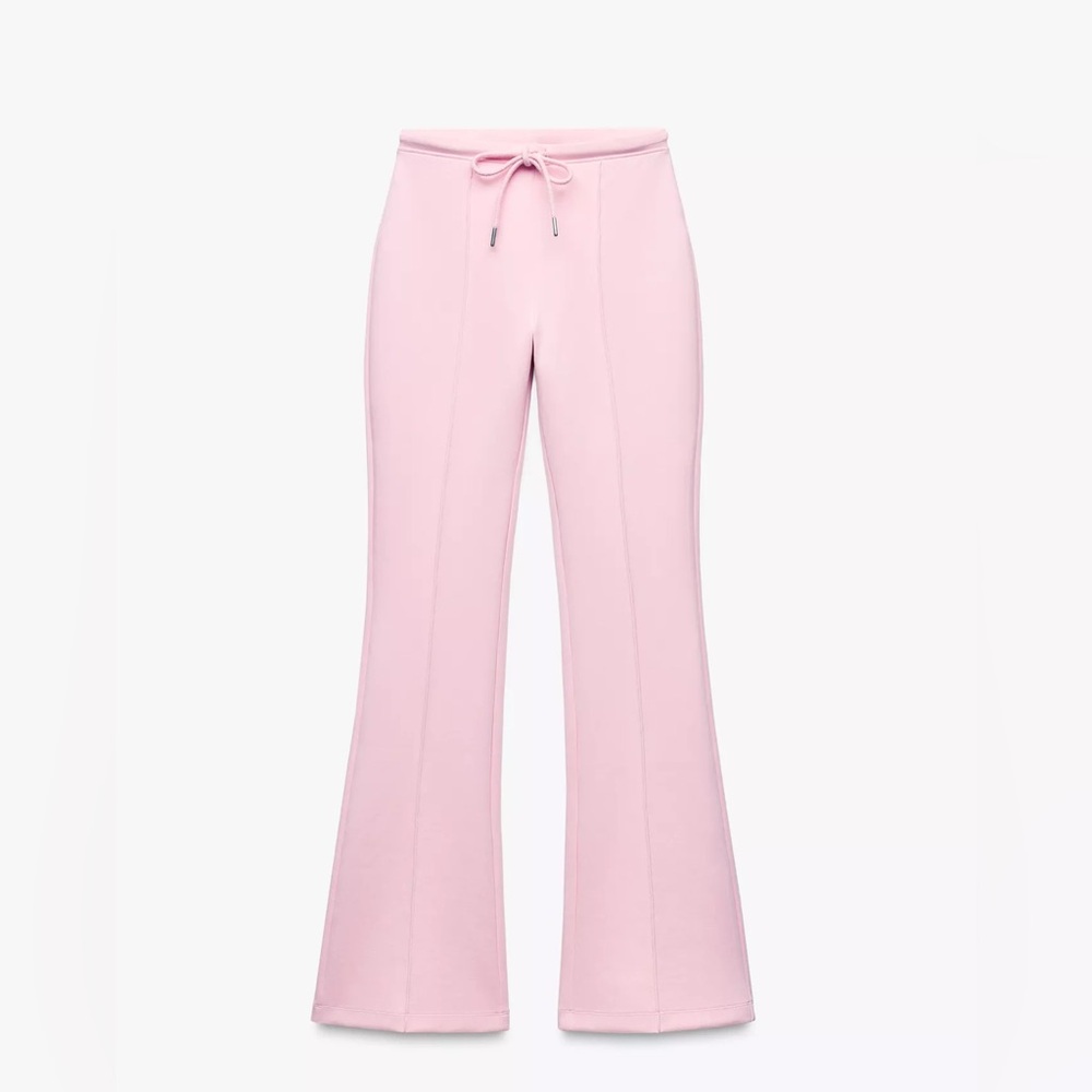 Zara Light Pink Flared Joggers